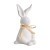 427904 Статуэтка Заяц GOPENG, L80, B70, H145, фарфор, белый
