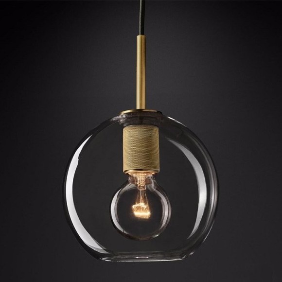 Подвесной Светильник Rh Utilitaire Globe Pendant Brass By Imperiumloft