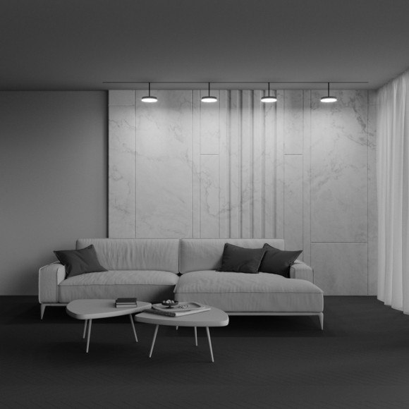 TR131-4-15W-DS-B Трековый магнитный SMART (App, Bluetooth Mesh, Алиса) светодиодный светильник Maytoni Exility CRI90+ 2700-6000К 707Лм 120° 15Вт