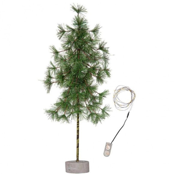 Светильник TREE PINE, 20X0,03W (LED), 6V, 27х60 см, пластик, зеленый, 2x GR2032 в комплекте Eglo Pine 600-36