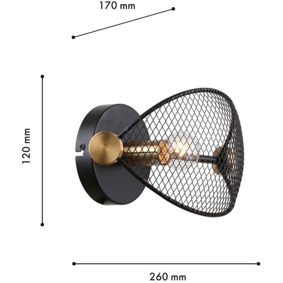 Бра Secure 4084-1W