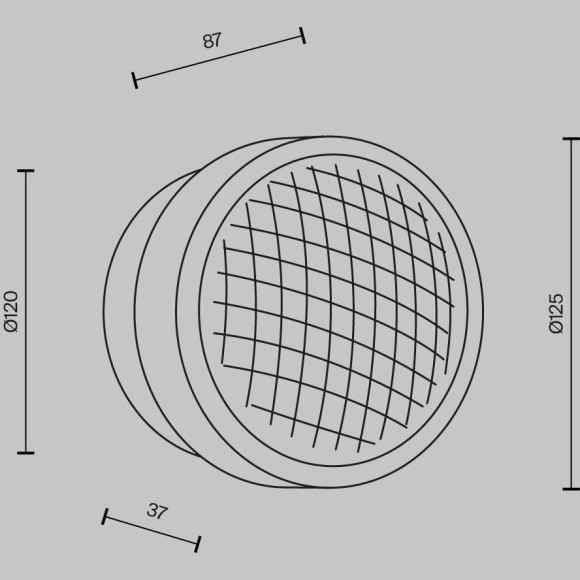 MOD493WL-L6BSK Настенный светильник (бра) с послед. переключением цветности с выключателя 2700-3000-4000К Maytoni Olo