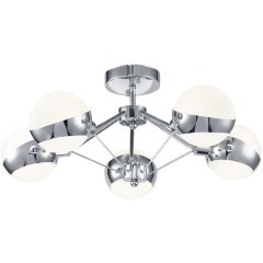 Люстра потолочная Freya FR5009CL-05CH Silvia под лампы 5xE14 60W