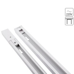 1м белый однофазный двужильный накладной шинопровод Arte Lamp A520133