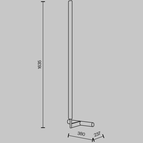 Напольный светильник (торшер) Maytoni MOD214FL-L20W3K1