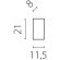 Заглушки торцевые 2шт черные Due Hermes Lightstar 510167