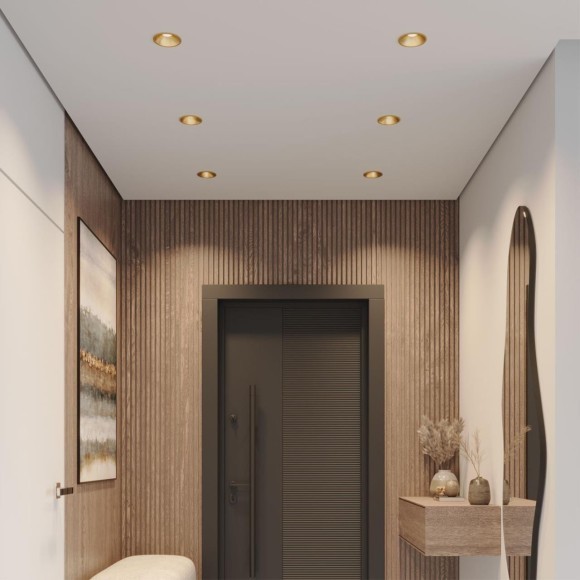 359850 Бронзовый встраиваемый светильник с перекл. цветовой темп. и антибликовым фильтром 7Вт 565Лм 2700;3200;4000К UGR19 CRI90 36° IP20 Novotech NOVA