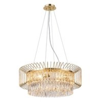 Хрустальная подвесная золотая люстра в виде кольца Favourite 4779-6P