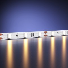 Maytoni 201102 Узкая светодиодная лента, 5 метров, ширина 5мм серия ULTRA SMD2835 12V 4,8Вт/м 500Лм/м 2700К IP20 CRI90 120° кратность резки 50мм, раб. температура -30...+60°С