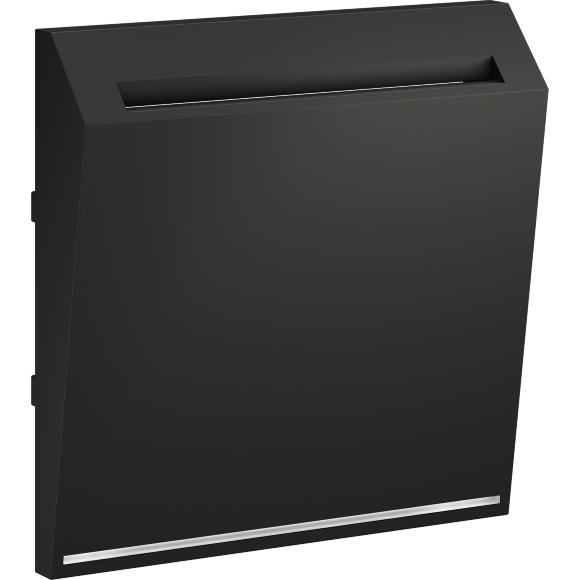 VLS002607 Накладка для выключателя питания карточного для отелей графитового цвета VOLTUM S70 (графит) VLS002607 Накладка для выключателя питания карточного для отелей графитового цвета VOLTUM S70 (графит)