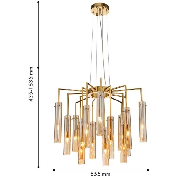 Подвесная люстра Orgel 4500-15P