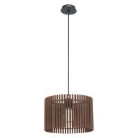 94027 NAROLA NAROLA Подвесной потолочный светильник с 1 лампой E27, 60Вт, металл, дерево