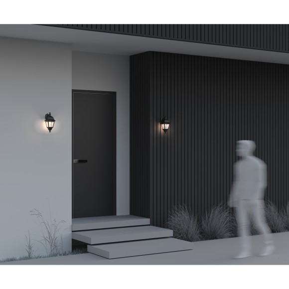 Уличный настенный светильник Maytoni O003WL-01B Abbey Road IP44 под лампу 1xE27 60W