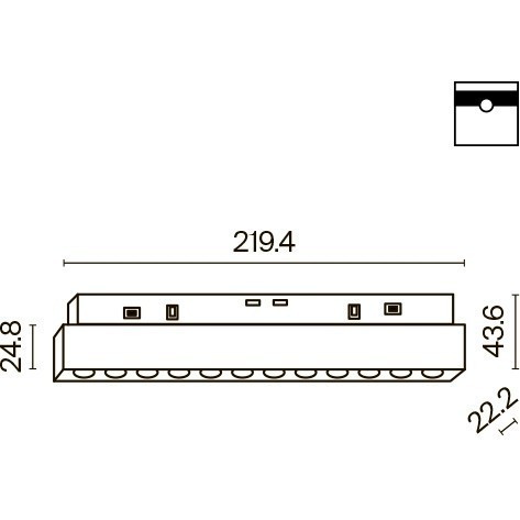 TR031-4-12W3K-S-DS-B Трековый магнитный SMART (App, Bluetooth Mesh, Алиса) светодиодный светильник Maytoni Exility CRI90+ 2700-6000К 900Лм 36° 12Вт