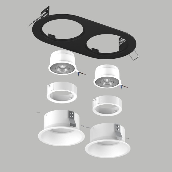 Комплект со светильником Domino Lightstar D6570606WMOD