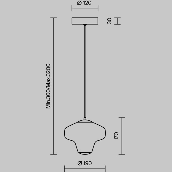 Подвесной светильник Maytoni Sirocco MOD359PL-L6BS3K