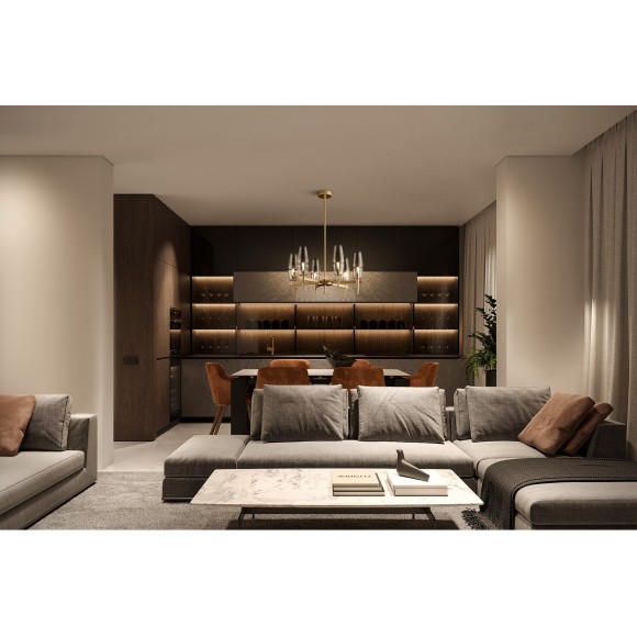 Люстра потолочная Maytoni H002PL-06G Lita под лампы 6xG9 28W