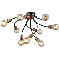 Люстра потолочная Lussole GRLSP-8247 REGINA IP21 под лампы 9xE27 90W