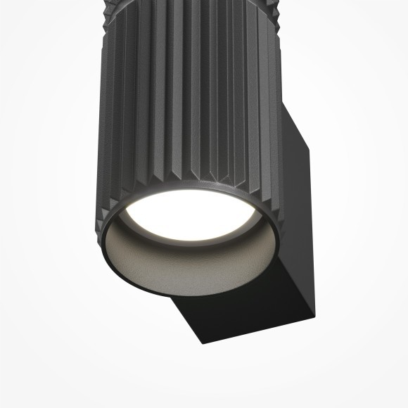 MOD475WL-02B Настенный черный поворотный светильник (бра) Maytoni под 2 сменных лампы GU10, без выкл. на корпусе