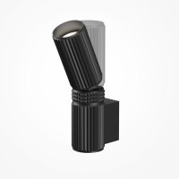 MOD475WL-02B Настенный черный поворотный светильник (бра) Maytoni под 2 сменных лампы GU10, без выкл. на корпусе