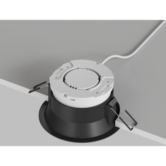 Встраиваемый светильник спот INER, до 15 Вт LED, GX53, IP20, алюминий, чёрный DK2155-BK