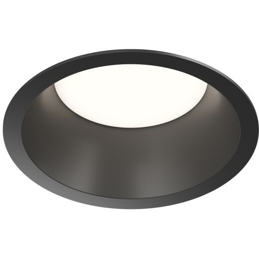 Встраиваемый светильник спот INER, до 15 Вт LED, GX53, IP20, алюминий, чёрный DK2155-BK