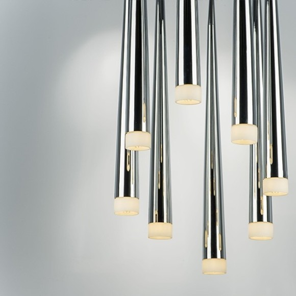 Длинный подвесной светильник Lightstar 807084 Punto под лампы 8xG9 200W