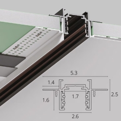 В гипсокартон 12.5 мм