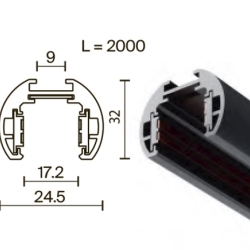 Накладные скругленные