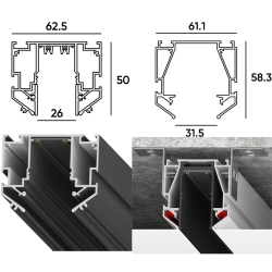 В гарпунные натяжные потолки (ПВХ)