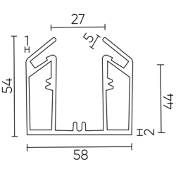 В гарпунные натяжные потолки (ПВХ)